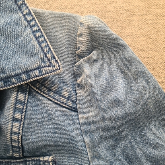 MARC JACOBS DENIM BUTTON DOWN JACKET SZ Small 100% cotton - Picture 7 of 10